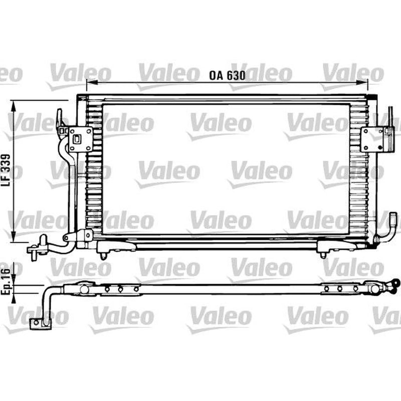 Valeo Air Conditioning Condenser 816984