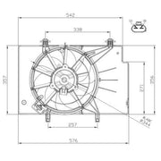 NRF Engine Cooling Fan 47957