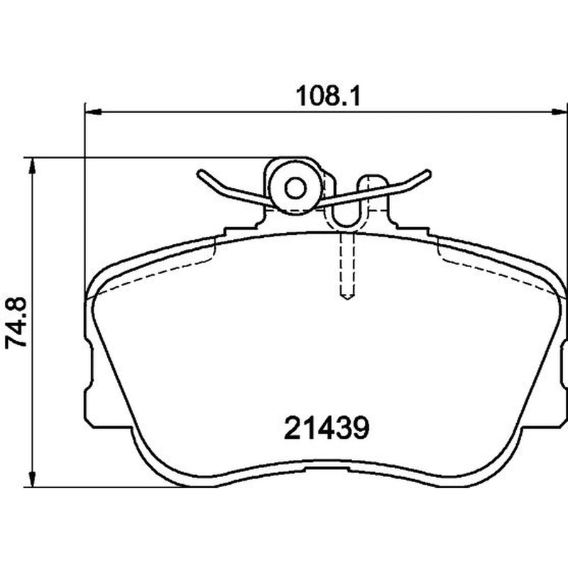 Mintex Front Brake Pad Set MDB1642