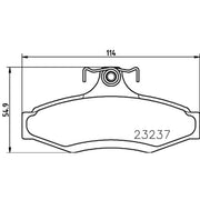 Mintex Rear Brake Pad Set MDB1899