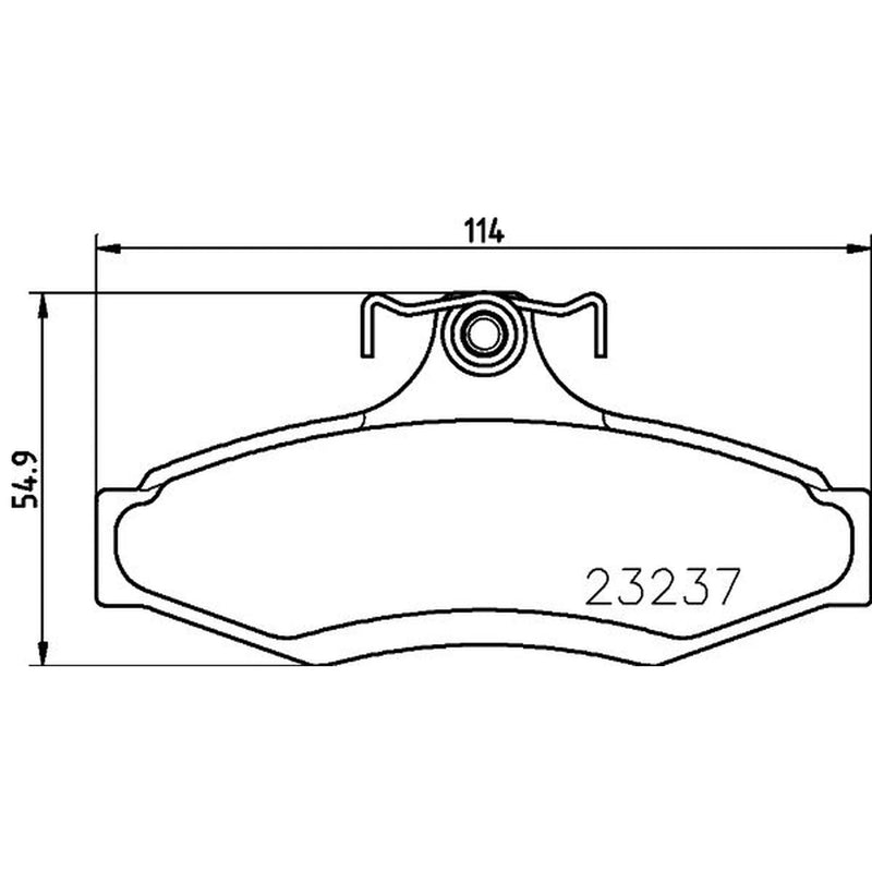 Mintex Rear Brake Pad Set MDB1899