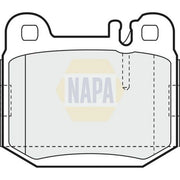 NAPA Rear Brake Pad Set NBP1409