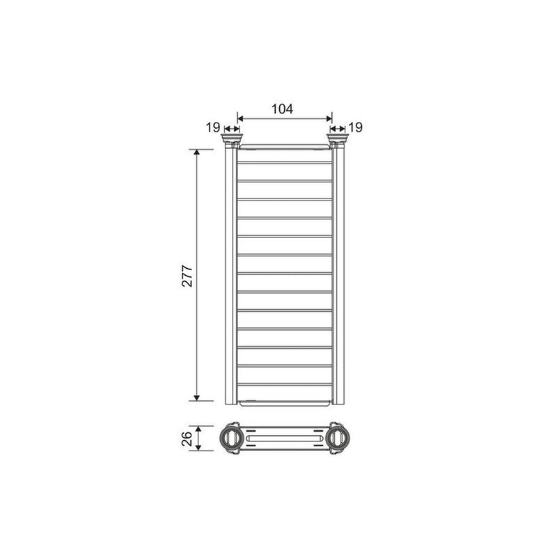 Valeo Heater Matrix Core Heat Exchanger 811585