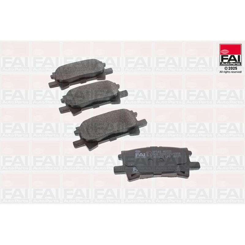 FAI Rear Brake Pad Set BP543