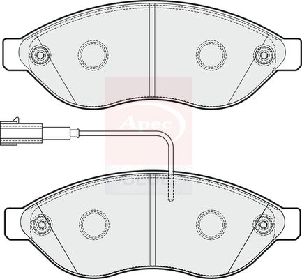 Apec Blue PD3354 Brake Pad Set, disc brake