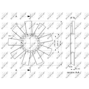 NRF Radiator Cooling Fan Blade 49811