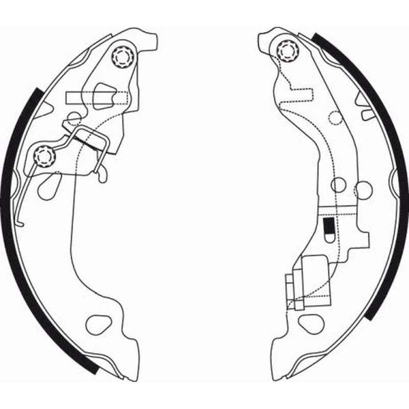 Textar Brake Shoe Set Axle Kit 91054300