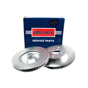 Borg & Beck 2 x Vented Front Brake Discs BBD6319
