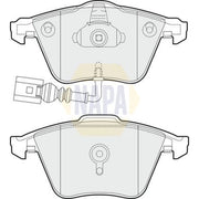 NAPA Front Brake Pad Set NBP1873