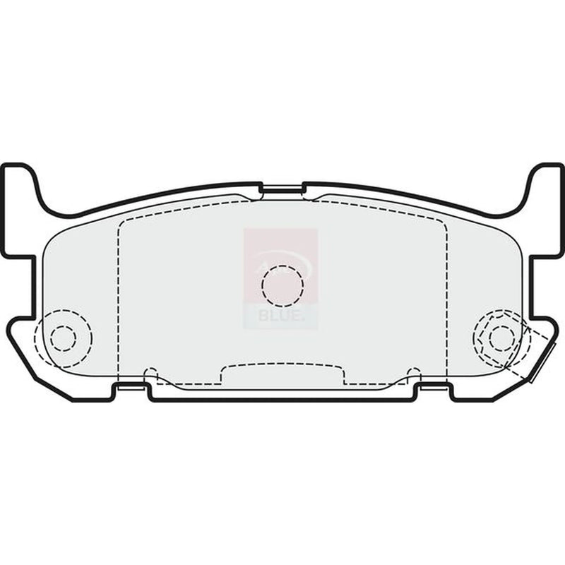 Apec Rear Brake Pad Set PD3549
