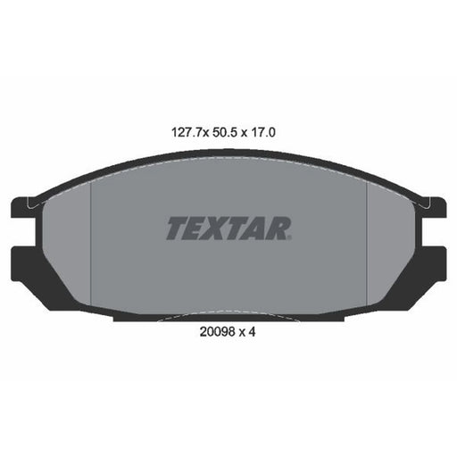 Textar Rear Brake Pad Set 2009801