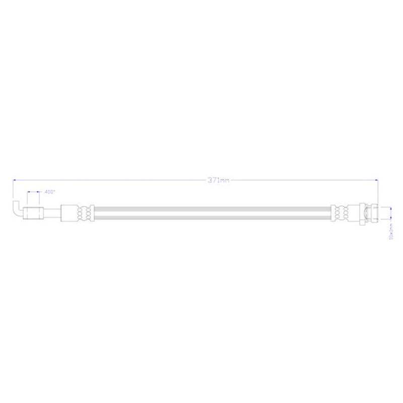 Juratek Brake Hydraulic Hose Line Right JBH1435