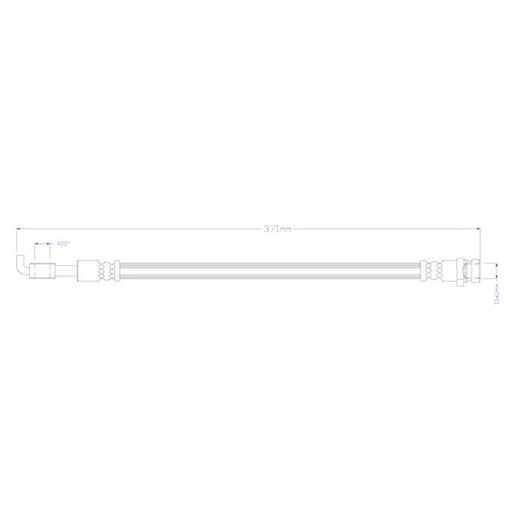 Juratek Brake Hydraulic Hose Line Right JBH1435
