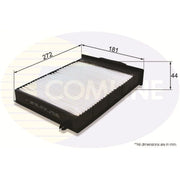 Comline Cabin Air Filter (Pollen Filter) EKF196