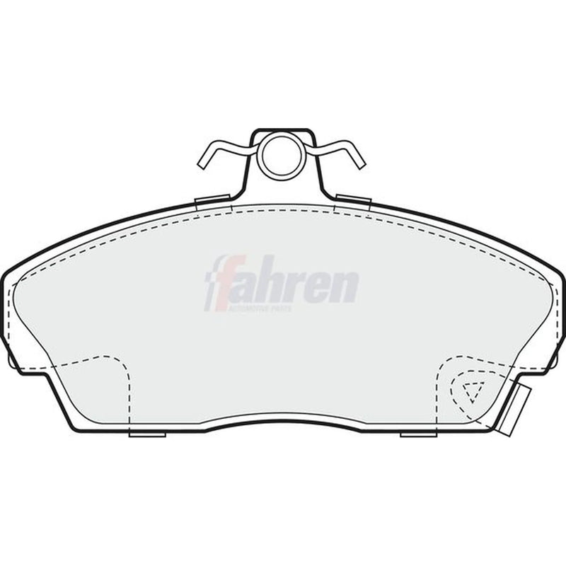 Fahren Front Brake Pad Set fits Honda Civic 1991-1995 1.5