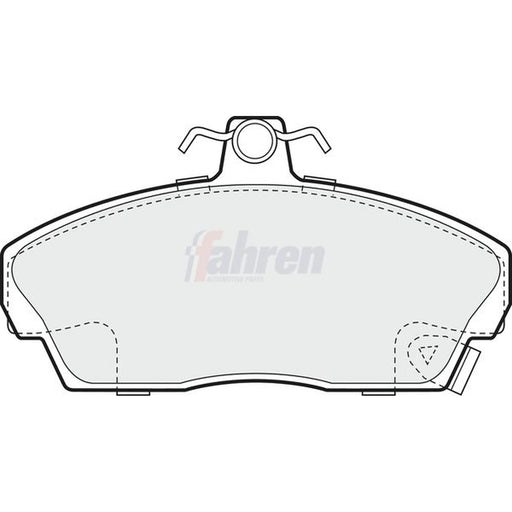 Fahren Front Brake Pad Set FBP3011