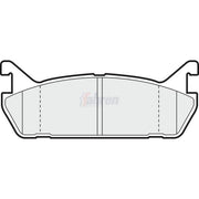 Fahren Rear Brake Pad Set fits Daihatsu Applause 1989-1997 1.6
