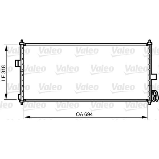Valeo Air Conditioning Condenser 817819