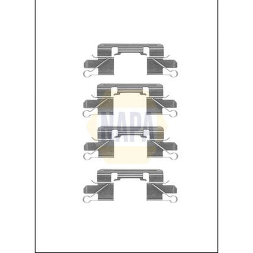 NAPA Brake Pad Accessory Fitting Kit Front NFK1158