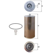 Mahle Engine Oil Filter OX 69D