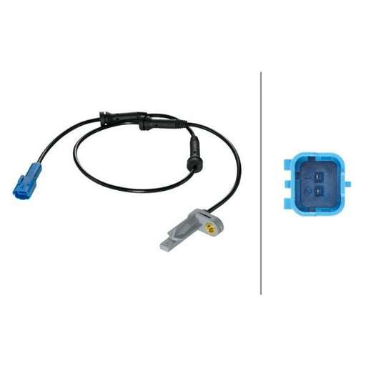 Hella ABS Wheel Speed Sensor Rear 6PU 009 106-891