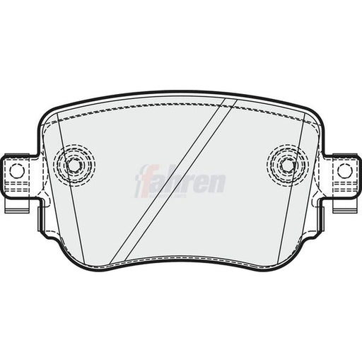 Fahren Rear Brake Pad Set FBP3738
