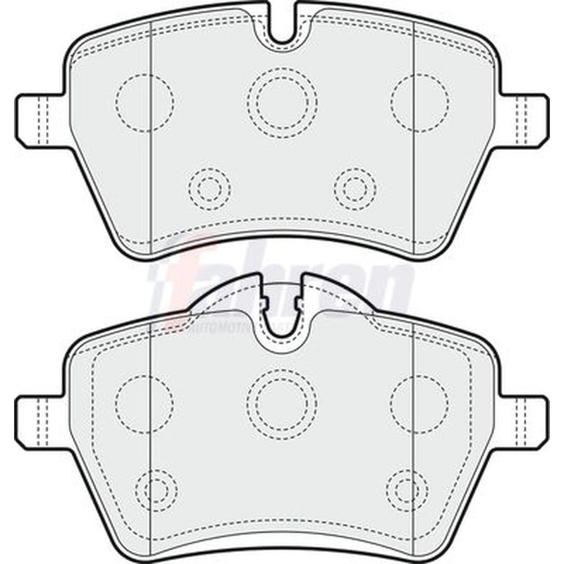 Fahren Front Brake Pad Set fits Mini Mini 2003-2015