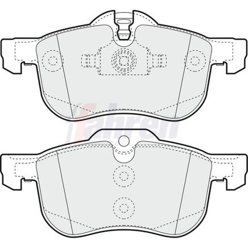 Fahren Front Brake Pad Set fits MG MG 6 2010 on 1.8