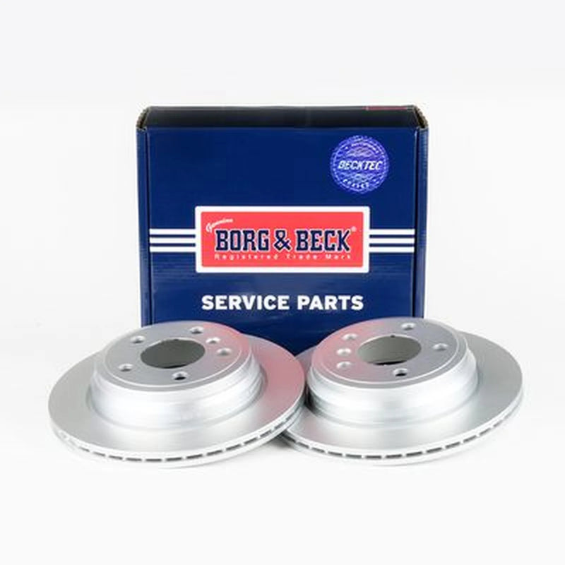Borg & Beck 2 x Vented Rear Brake Discs BBD5259-x2