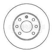Borg & Beck 2 x Vented Front Brake Discs BBD4252-x2