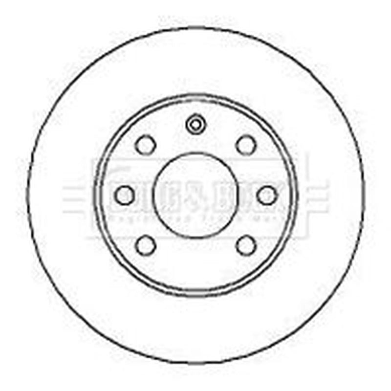 Borg & Beck 2 x Vented Front Brake Discs BBD4252-x2