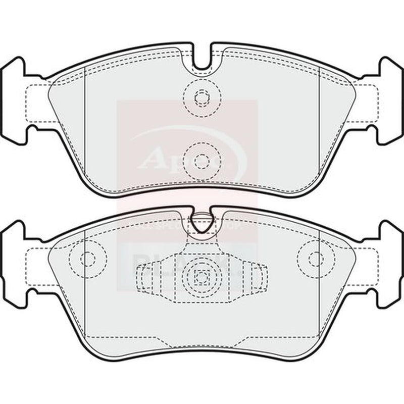Apec Front Brake Pad Set PAD1464B