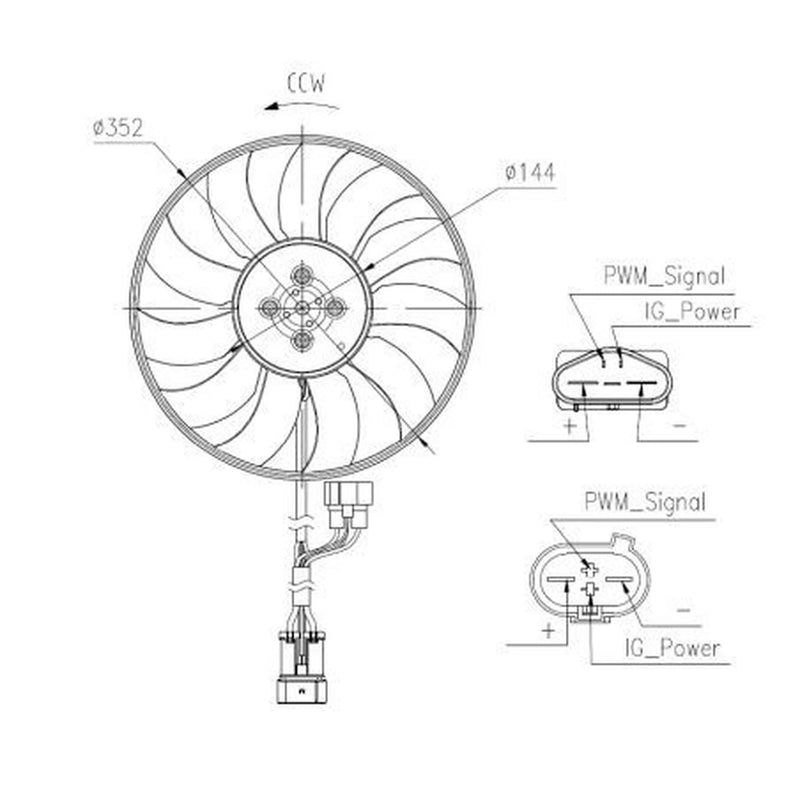 NRF Engine Cooling Fan 47969