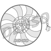 Denso Engine Cooling Fan DER32007