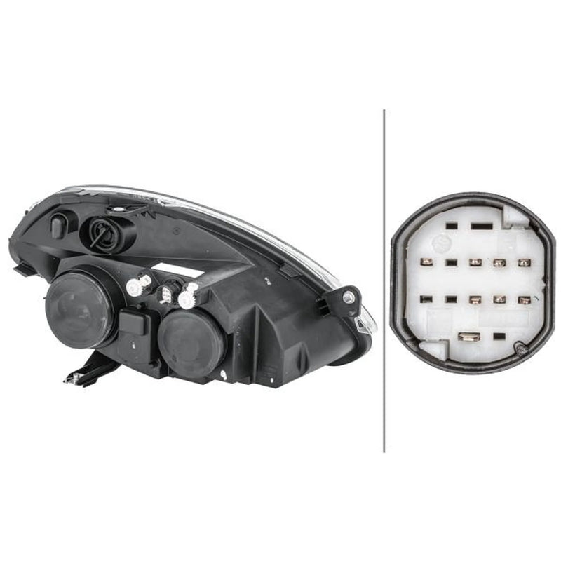 Hella Headlight Headlamp W5W Left 1EB 270 521-231