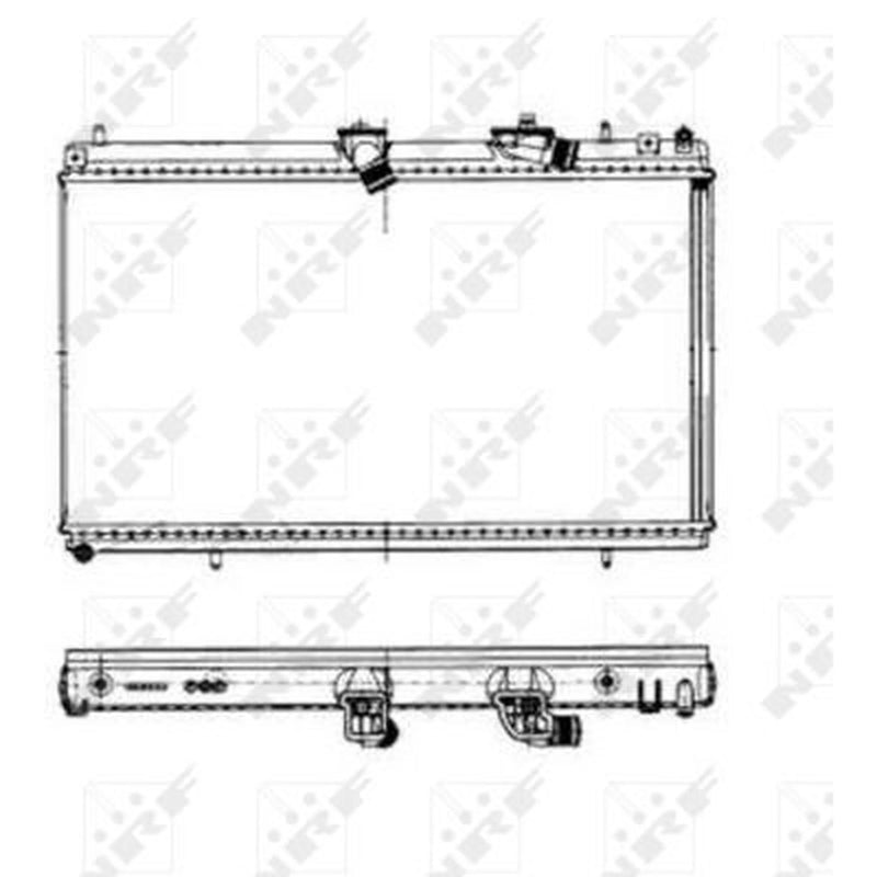 NRF Engine Radiator 50443