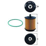 Mahle Engine Oil Filter OX 258D