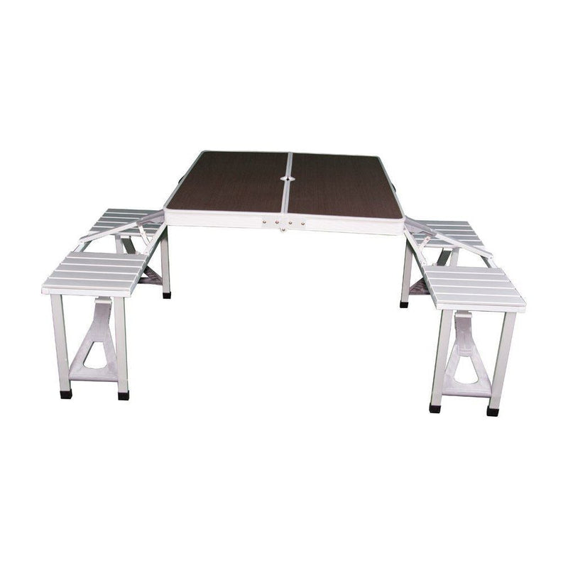 Gloucester deluxe folding picnic set (Onyx Edition) F4850ON - Quest - Van Life Living