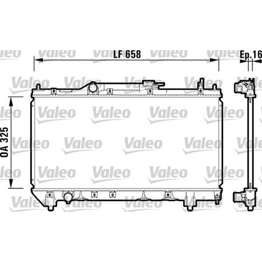 Valeo Engine Radiator 732950