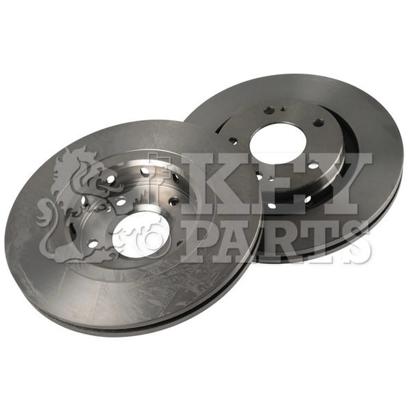 Key Parts 2 x Vented Front Brake Discs KBD4481-x2