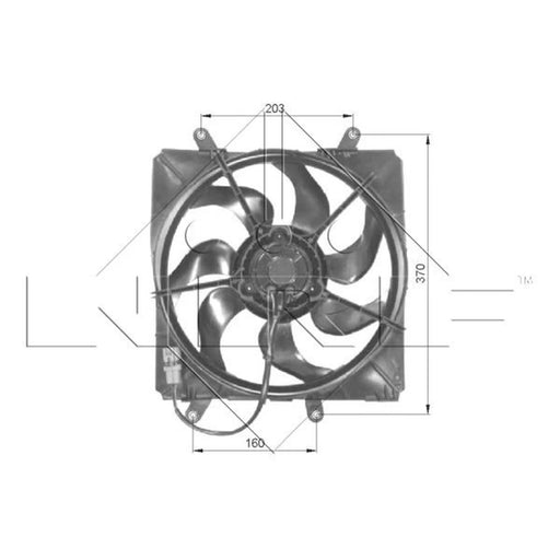 NRF Engine Cooling Fan 47054