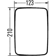 Hella Door / Wing Mirror both sides 8SB 501 511-802