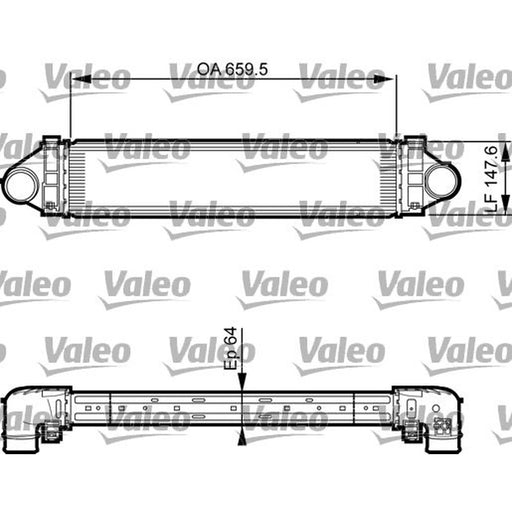 Valeo Intercooler (Charge Air Cooler) 818238