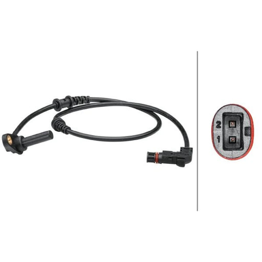 Hella ABS Wheel Speed Sensor Front 6PU 012 679-501