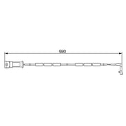 Bosch Brake Pad Wear Sensor Front 1 987 474 971