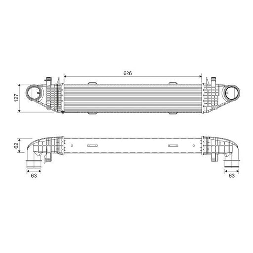 Valeo Intercooler (Charge Air Cooler) 818276