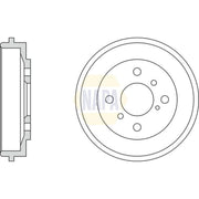 NAPA Brake Drum Assembly Rear NDR1011