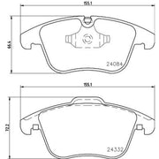 Mintex Front Brake Pad Set MDB2932