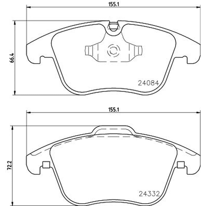 Mintex Front Brake Pad Set MDB2932