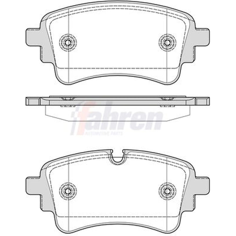 Fahren Rear Brake Pad Set FBP4050